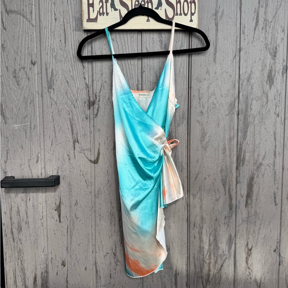 Colorful Wrap Dress